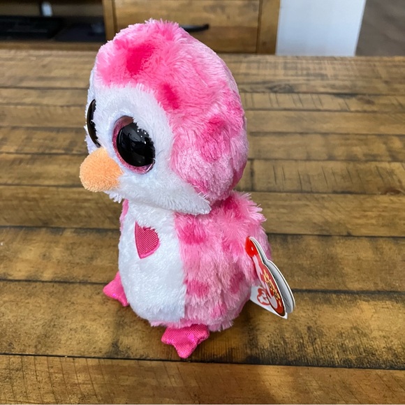 TY Beanie Boos | Juliet the pink penguin - Picture 2 of 7